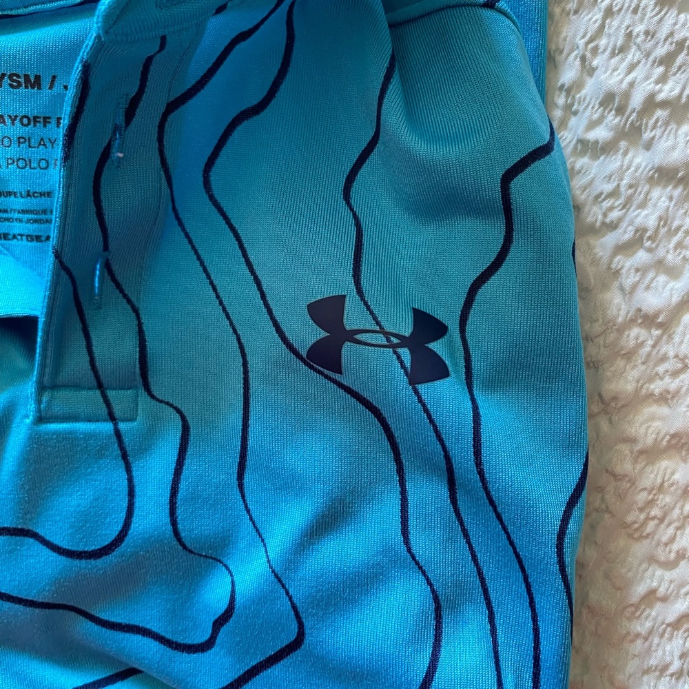 Under Armour Blue Polo Shirt